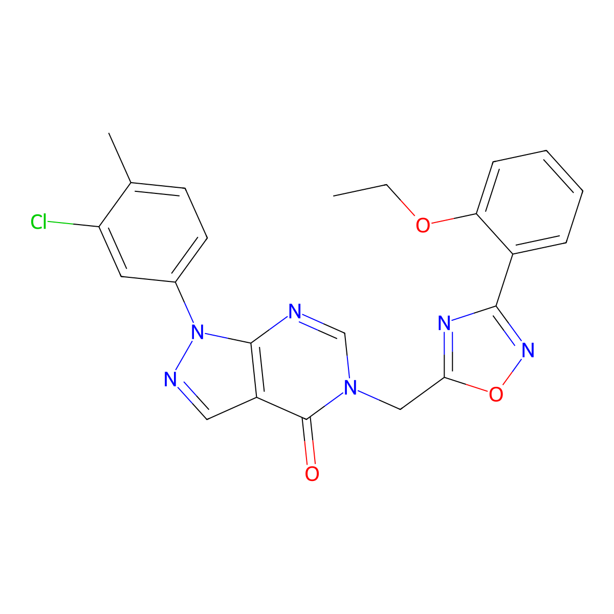 4-(5-ethyl-1,3,4-oxadiazol-2-yl)-N-(4-methoxybenzyl)thiophene-2-sulfonamide molecular structure, CAS 1031966-14-9