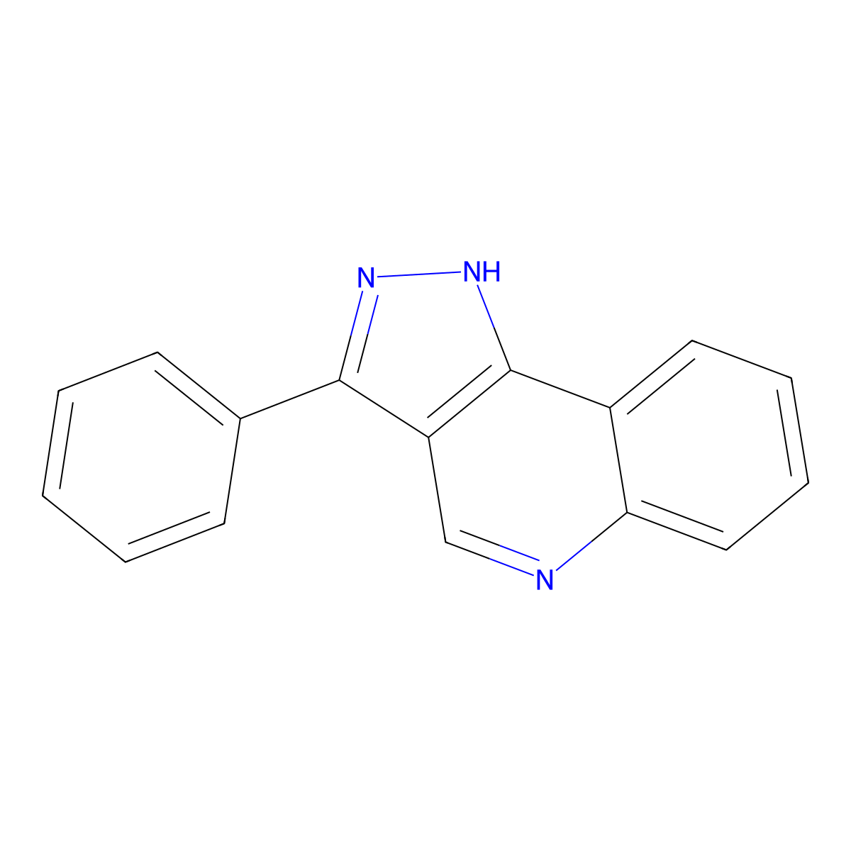 3-phenyl-1H-pyrazolo[4,3-c]quinoline molecular structure, CAS 1031967-61-9