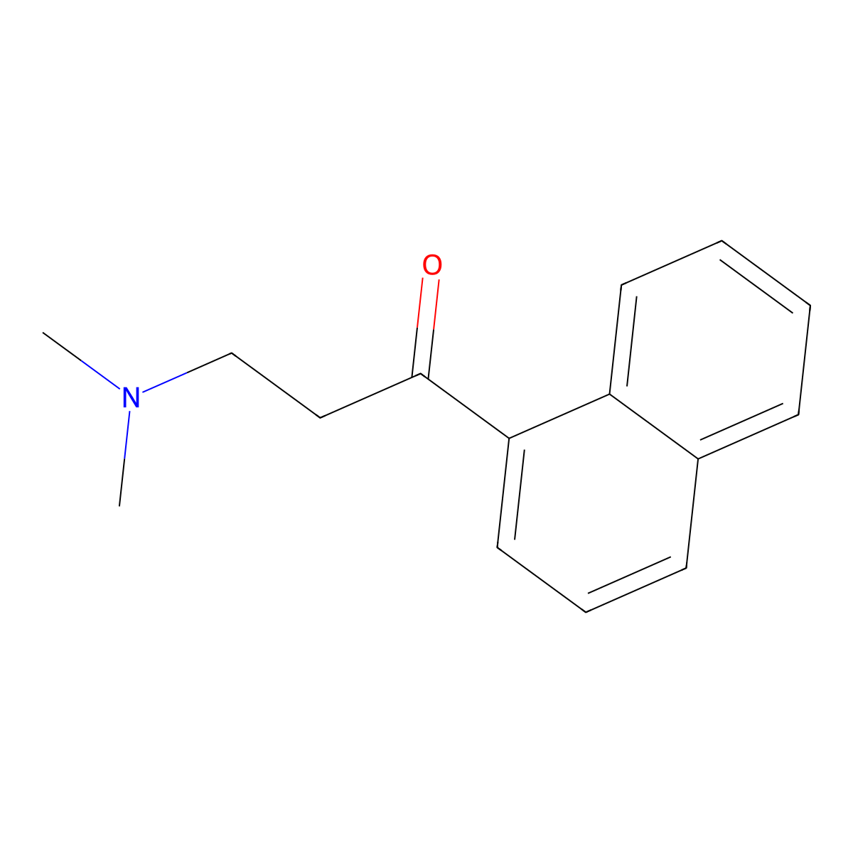 3-(Dimethylamino)-1-(naphthalen-1-yl)propan-1-one molecular structure, CAS 10320-49-7