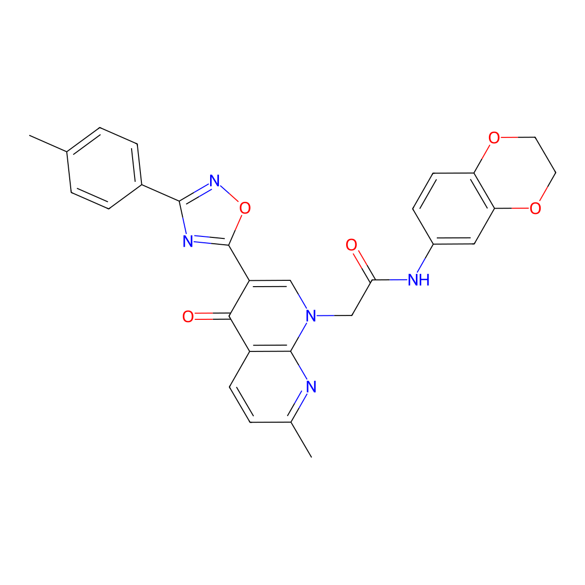 N-[4-(acetylamino)phenyl]-1-(4-fluorophenyl)-1H-indazole-3-carboxamide molecular structure, CAS 1032002-49-5