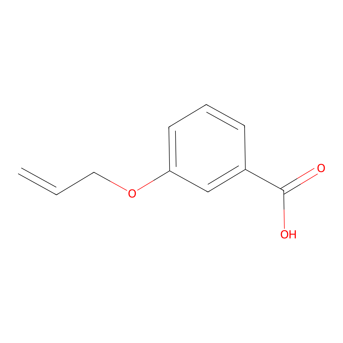 3-(Allyloxy)Benzoic Acid molecular structure, CAS 103203-83-4