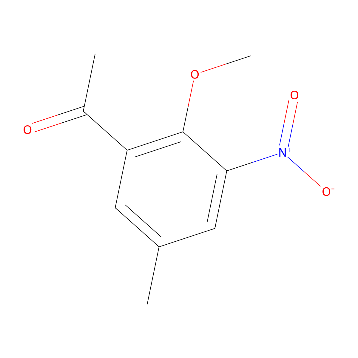 2'-Methoxy-5'-methyl-3'-nitroacetophenone molecular structure, CAS 103204-71-3