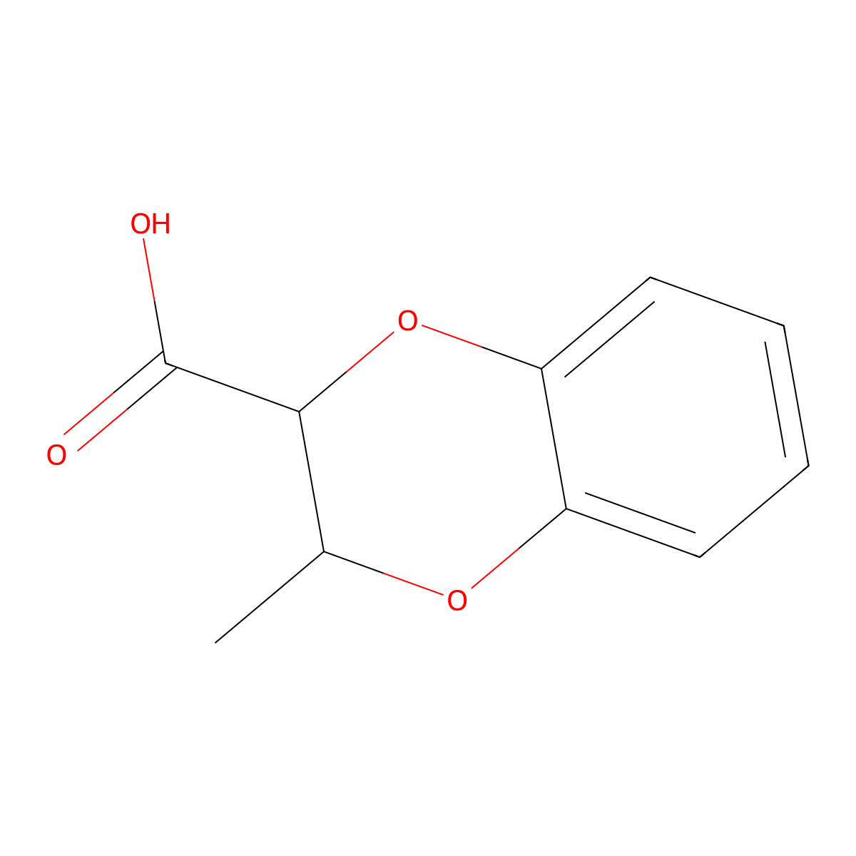3-Methyl-2,3-dihydro-1,4-benzodioxine-2-carboxylic acid molecular structure, CAS 103204-87-1