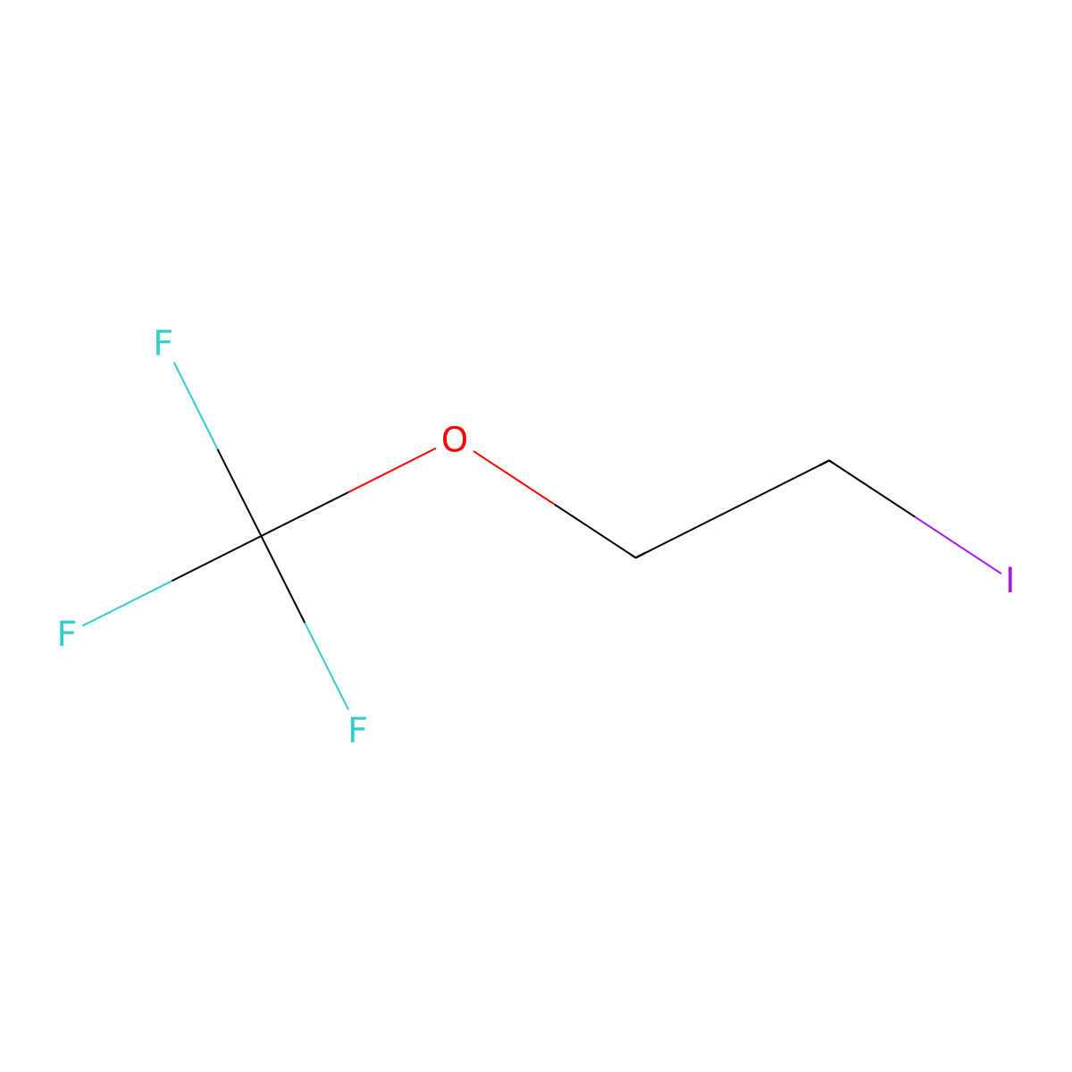 1-Iodo-2-trifluoromethoxy-ethane molecular structure, CAS 1032065-38-5