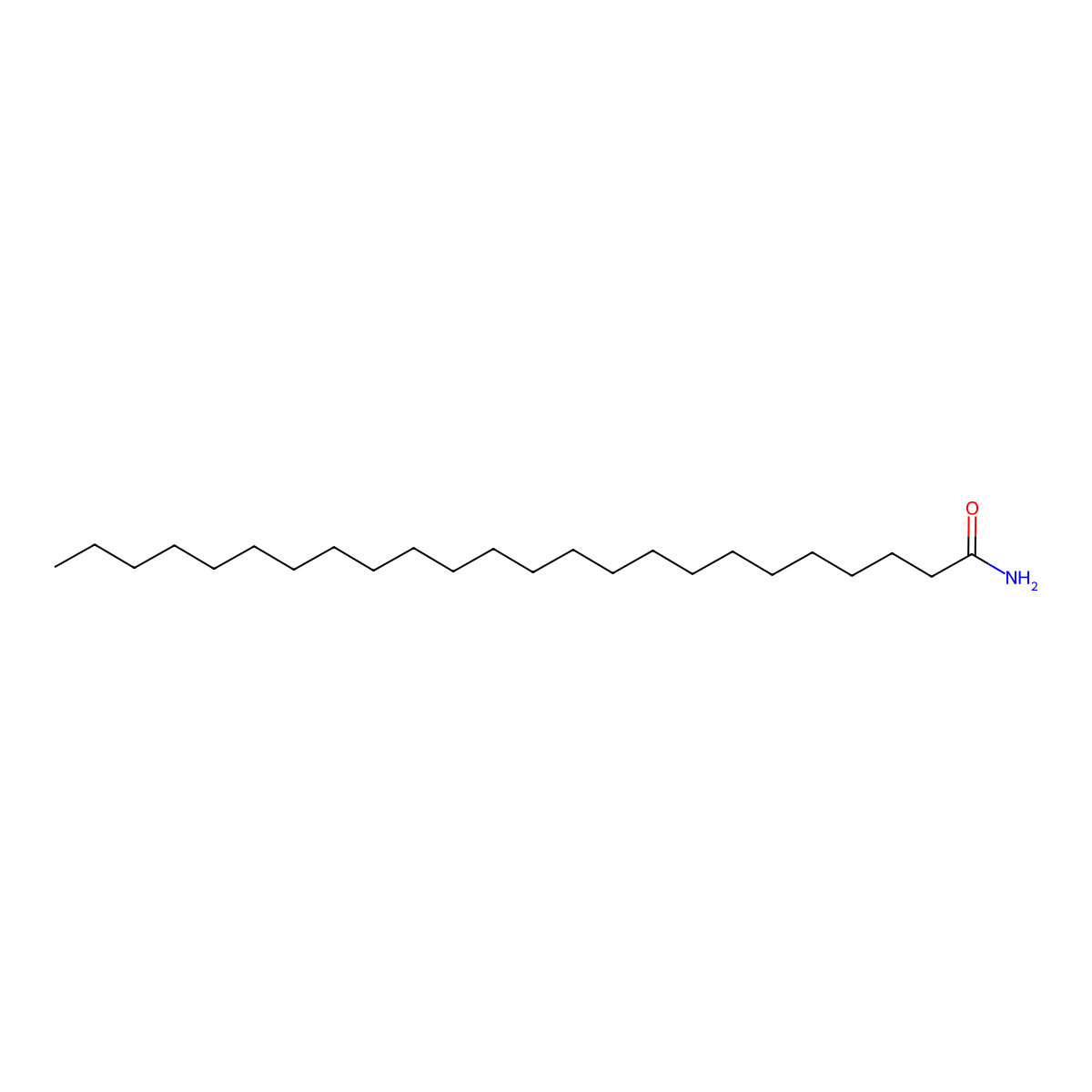 Tetracosanamide molecular structure, CAS 103212-81-3