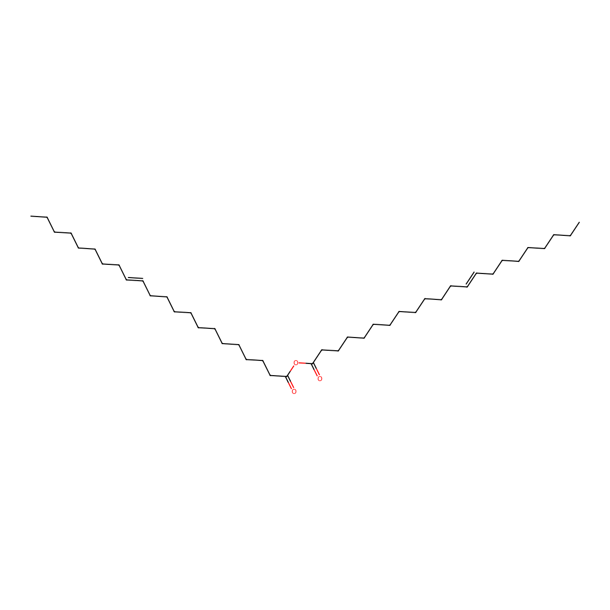 Erucic anhydride molecular structure, CAS 103213-60-1