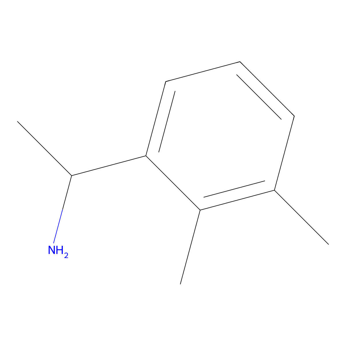 (1R)-1-(2,3-dimethylphenyl)ethan-1-amine molecular structure, CAS 1032225-25-4