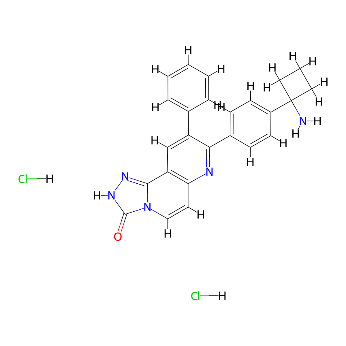 MK-2206 dihydrochloride molecular structure, CAS 1032350-13-2