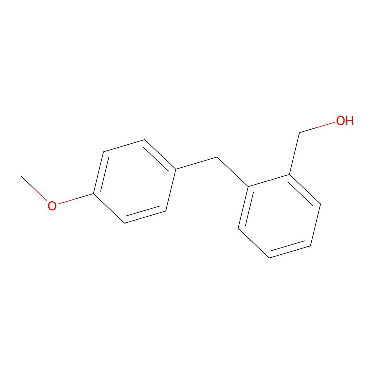2-[(4-Methoxyphenyl)Methyl]-BenzeneMethanol molecular structure, CAS 10324-43-3