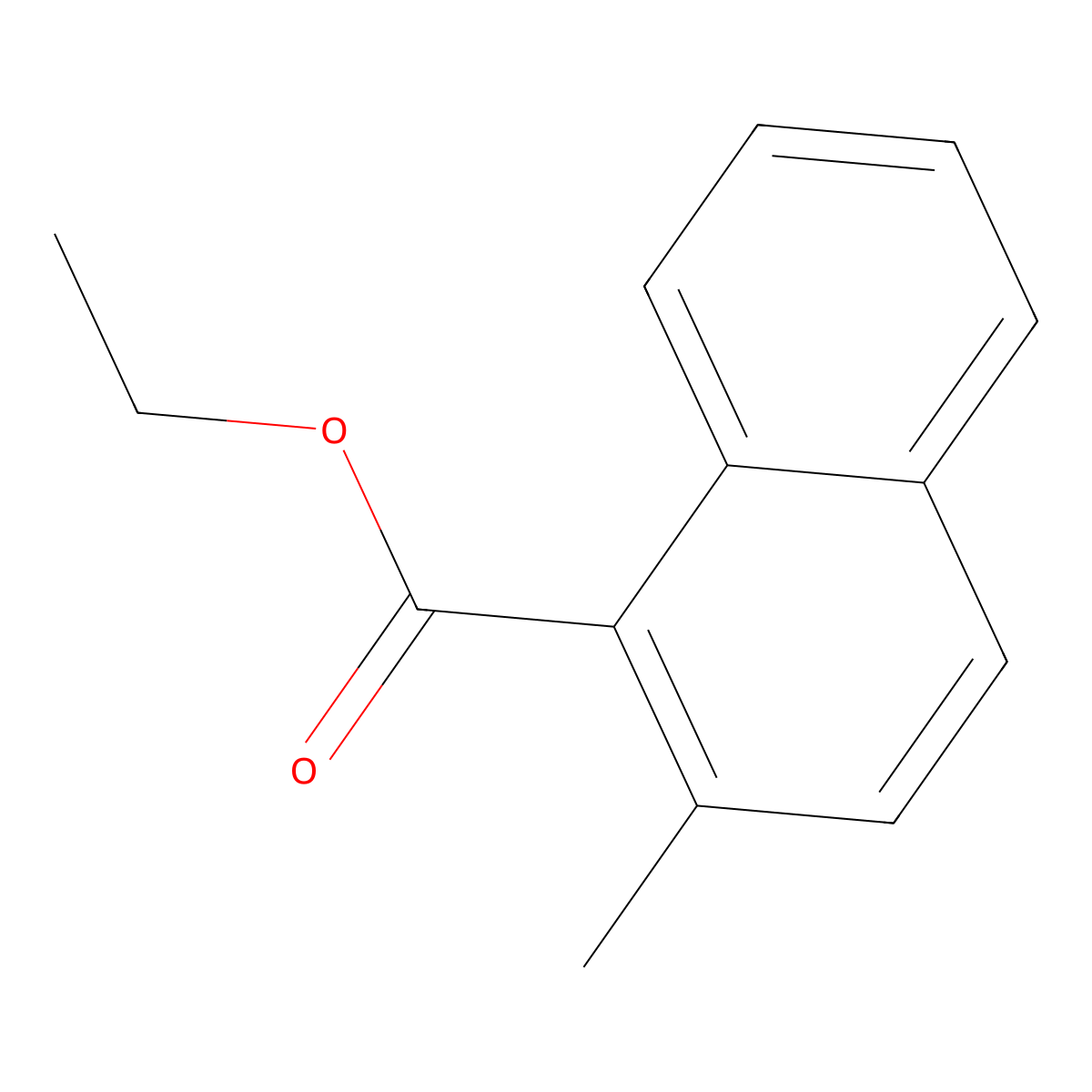 Ethyl 2-methyl-1-naphthoate molecular structure, CAS 103244-32-2