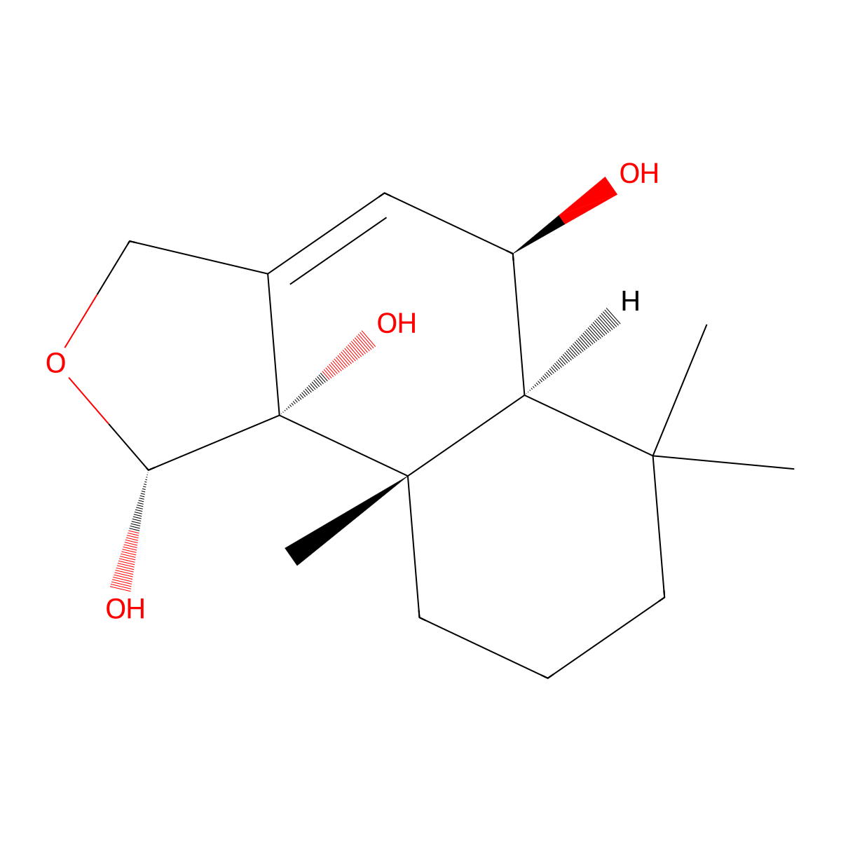 Pereniporin A molecular structure, CAS 103244-42-4