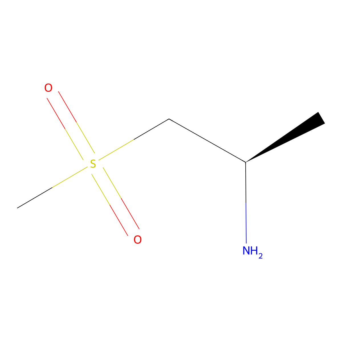 (2R)-1-methanesulfonylpropan-2-amine molecular structure, CAS 1032451-77-6