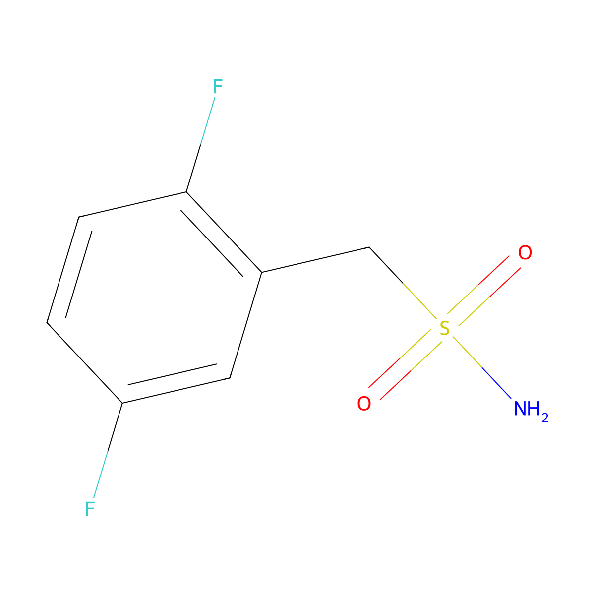 (2,5-Difluorophenyl)methanesulfonamide molecular structure, CAS 1032507-39-3