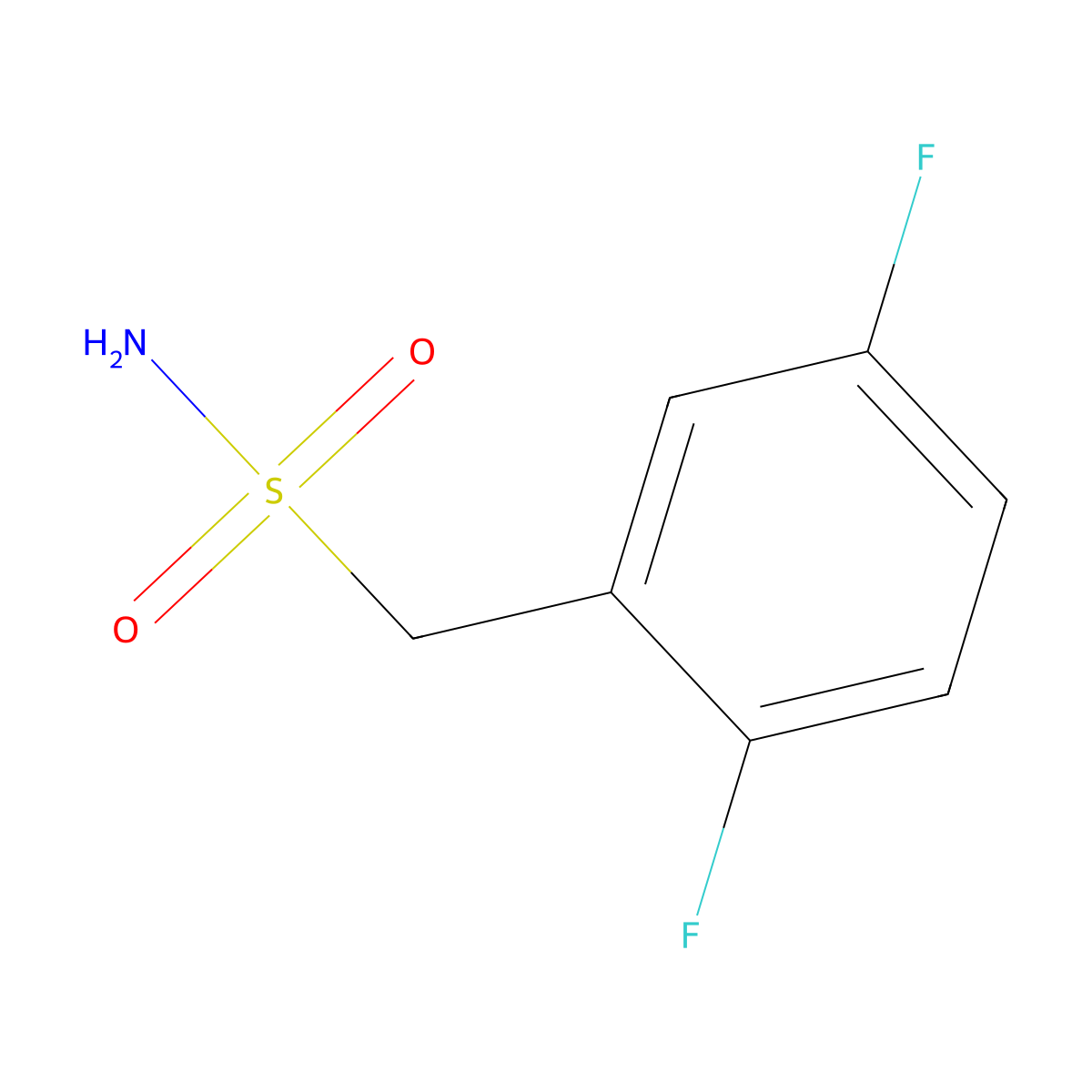 (2,5-Difluorophenyl)methanesulfonamide molecular structure, CAS 1032507-39-3