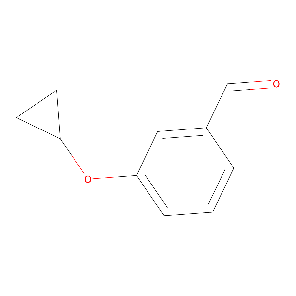 3-(Cyclopropyloxy)benzaldehyde molecular structure, CAS 1032527-40-4
