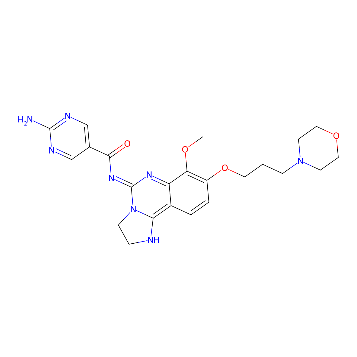Copanlisib molecular structure, CAS 1032568-63-0