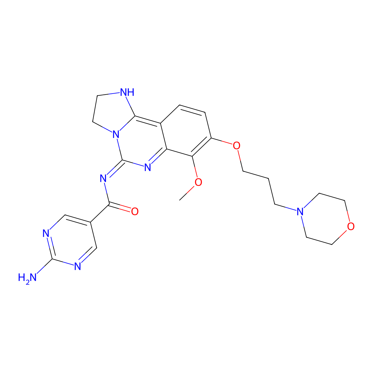 Copanlisib molecular structure, CAS 1032568-63-0