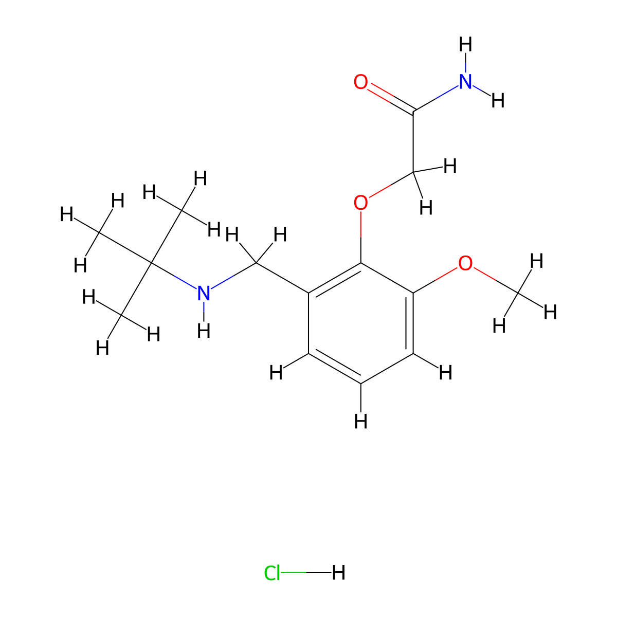 C14H23ClN2O3 molecular structure, CAS 1032631-06-3