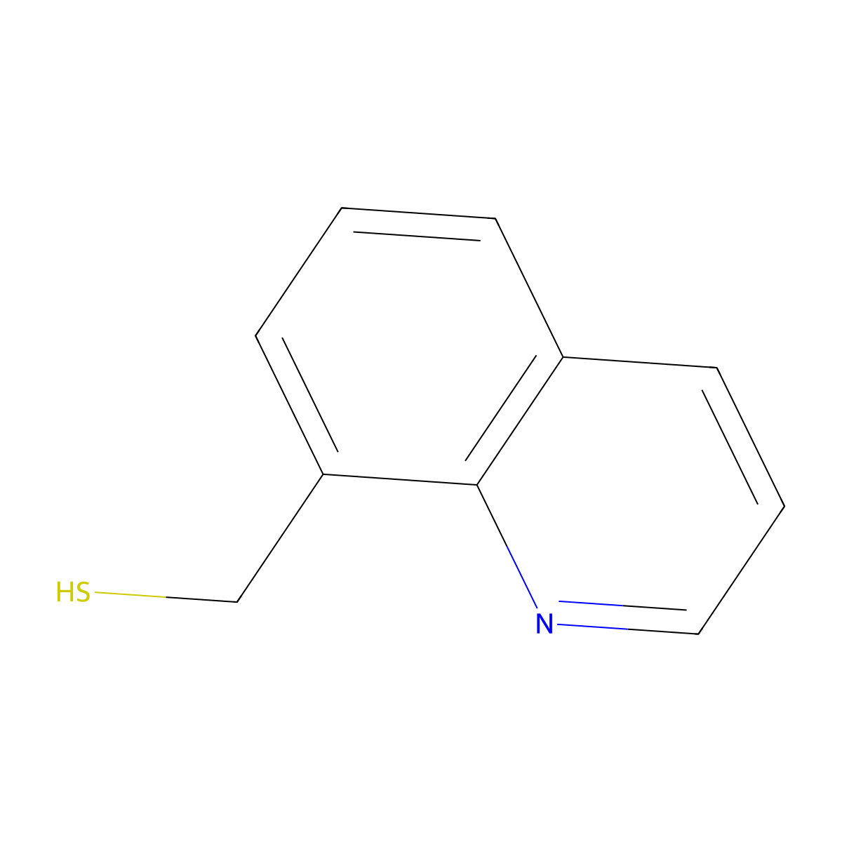 8-Quinolinemethanethiol molecular structure, CAS 103264-35-3