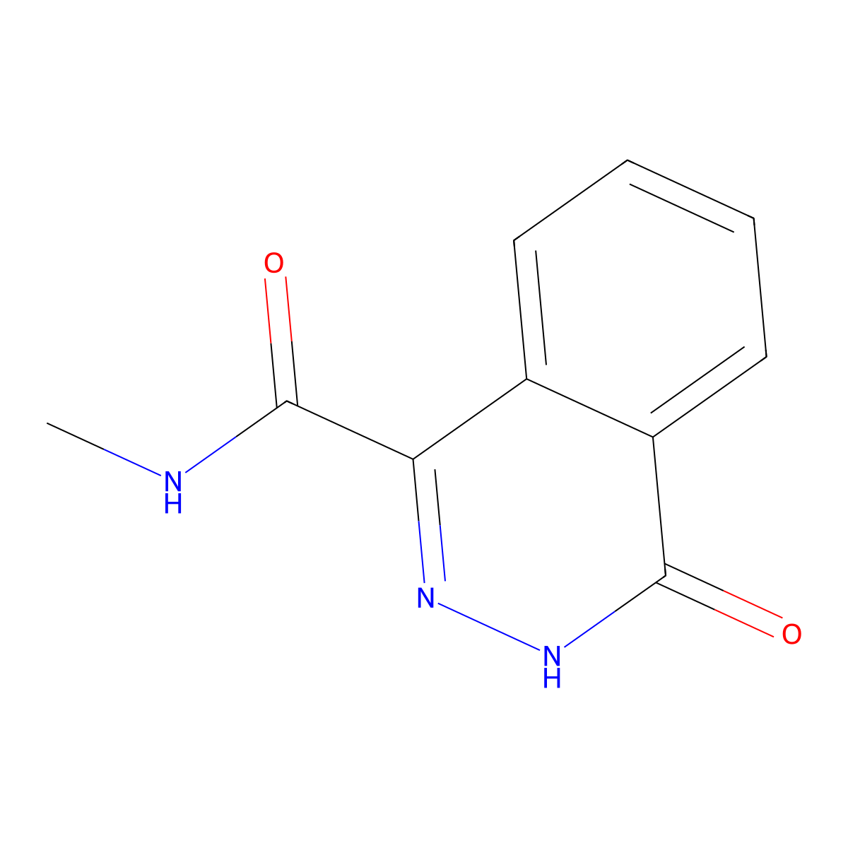 N-methyl-4-oxo-3,4-dihydrophthalazine-1-carboxamide molecular structure, CAS 103264-43-3