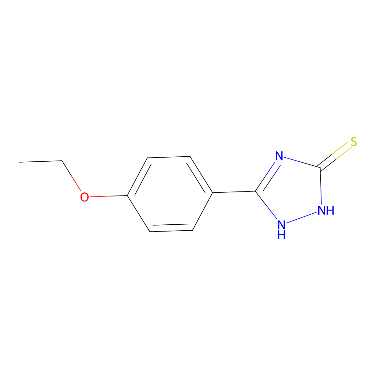 5-(4-ethoxyphenyl)-4H-1,2,4-triazole-3-thiol molecular structure, CAS 103274-14-2