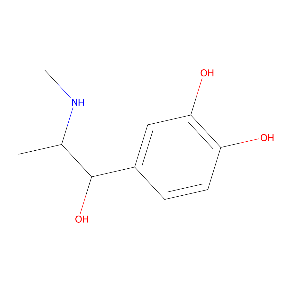 Dioxifedrine molecular structure, CAS 10329-60-9