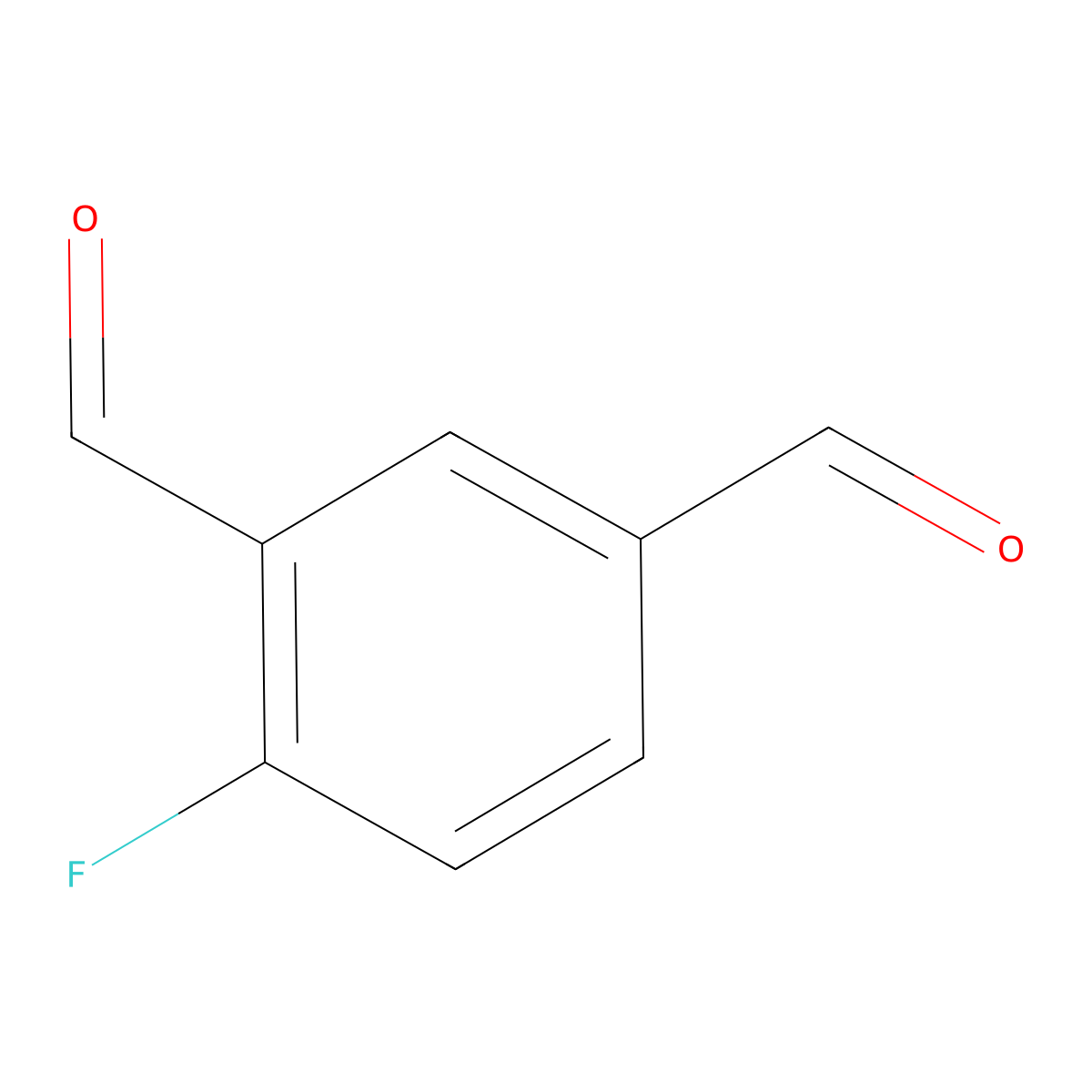 4-Fluoroisophthalaldehyde molecular structure, CAS 1032940-11-6