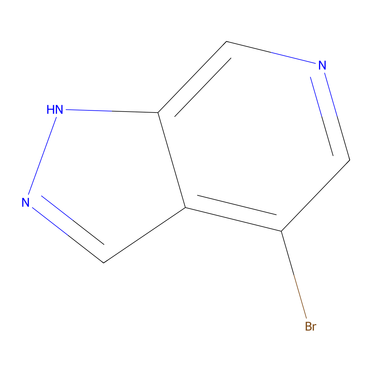 4-Bromo-1H-Pyrazolo[3,4-C]Pyridine molecular structure, CAS 1032943-43-3