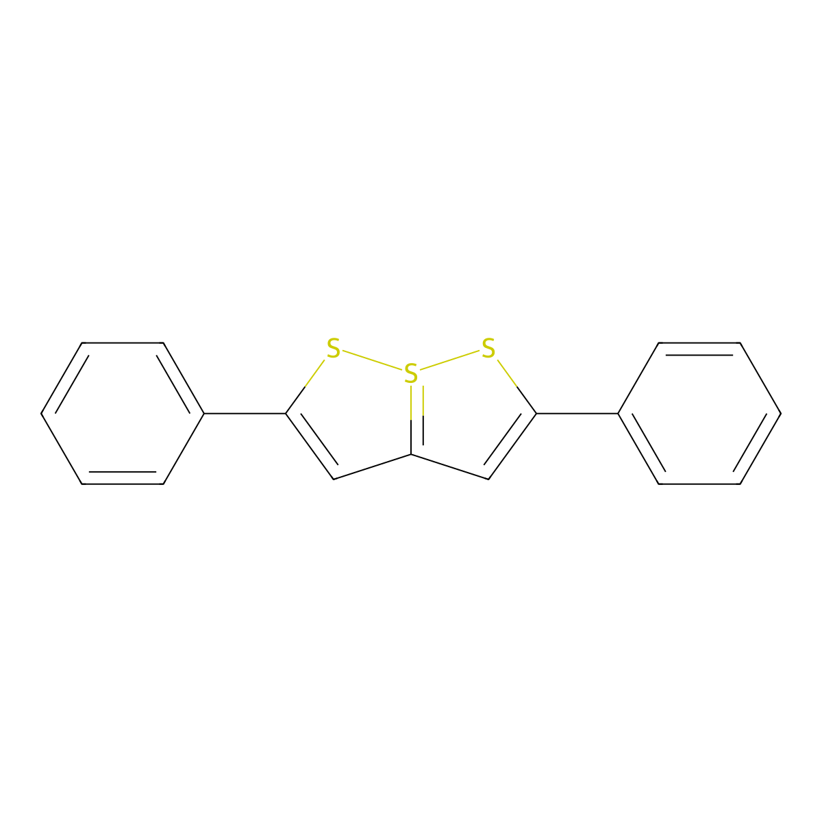 2,5-Diphenyl-6a-thiathiophthene molecular structure, CAS 1033-90-5