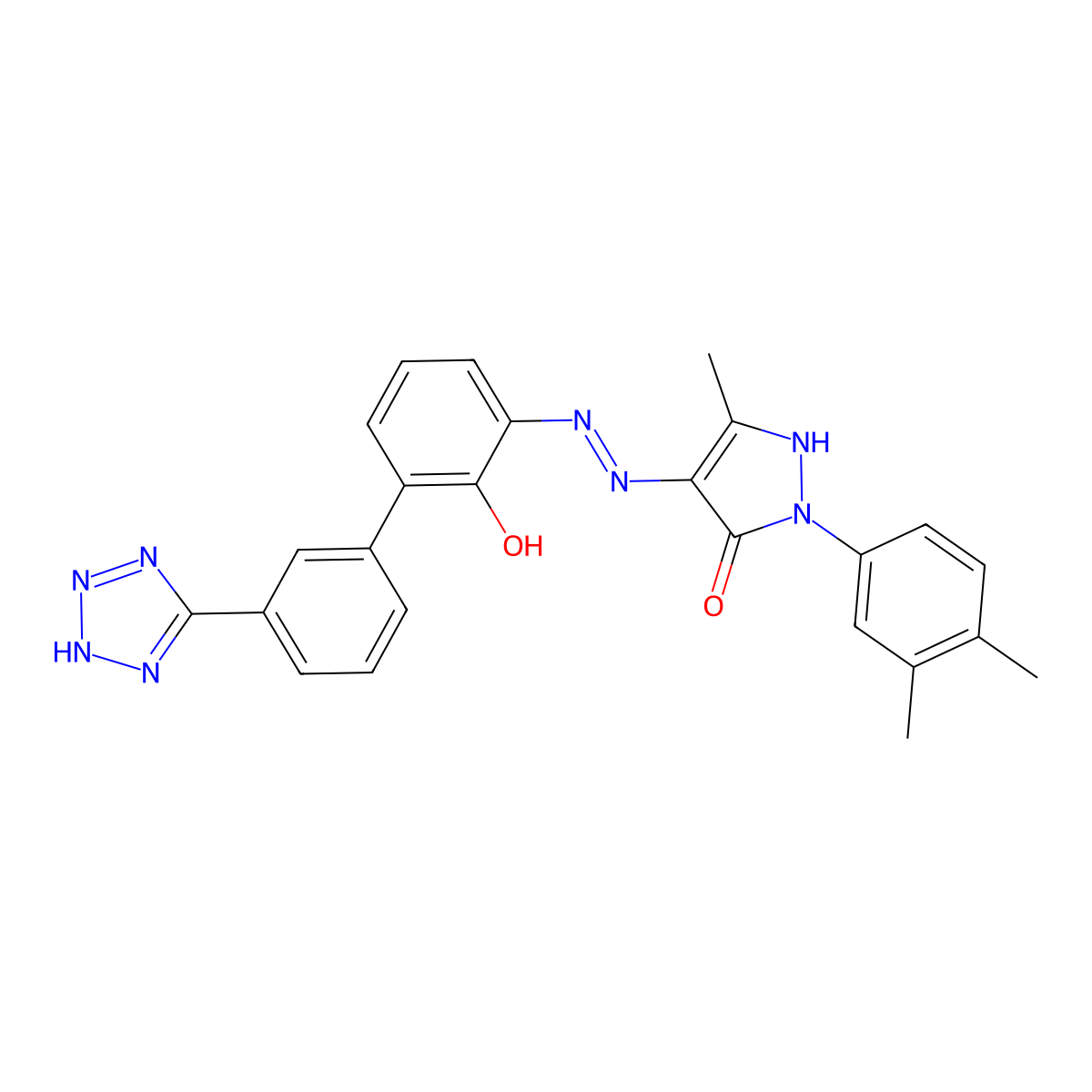 TPO agonist 1 molecular structure, CAS 1033040-23-1