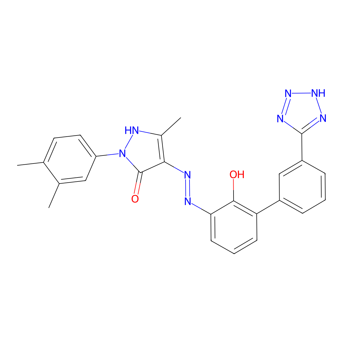 TPO agonist 1 molecular structure, CAS 1033040-23-1