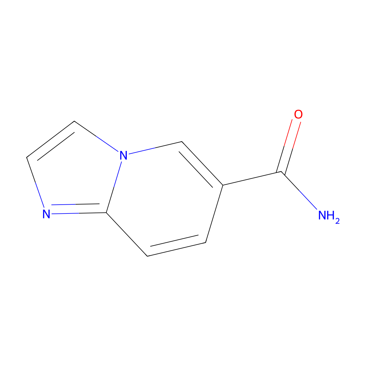 Imidazo[1,2-a]pyridine-6-carboxamide molecular structure, CAS 103313-38-8