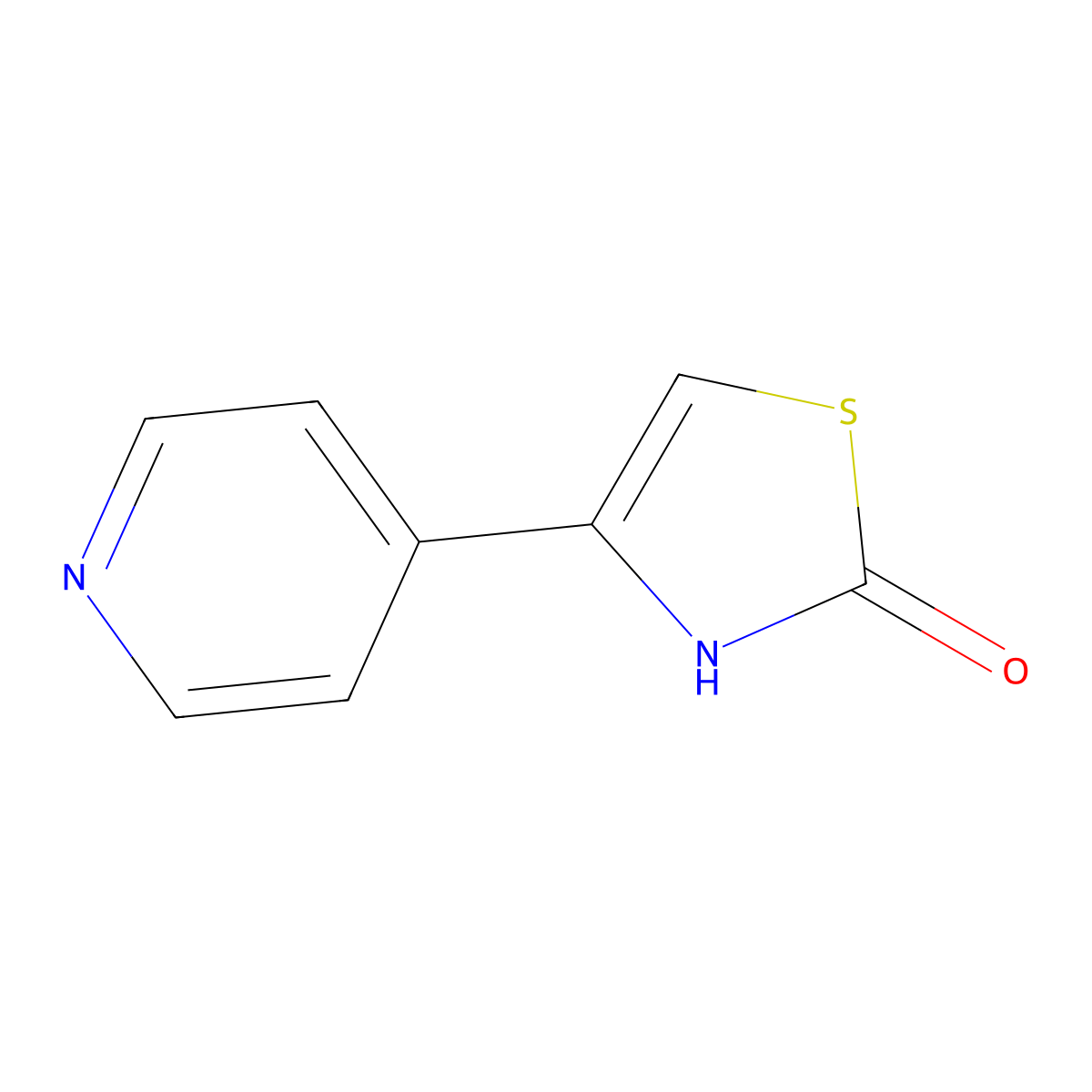 4-(4-Pyridinyl)-2(3H)-thiazolone molecular structure, CAS 103317-30-2
