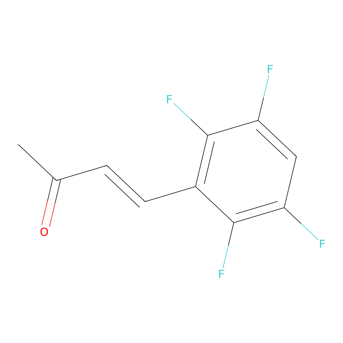4-(2,3,5,6-Tetrafluorophenyl)but-3-en-2-one molecular structure, CAS 1033193-93-9