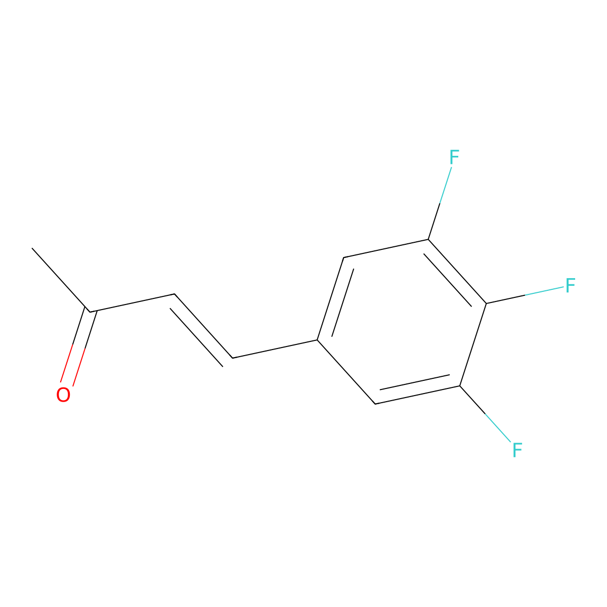 4-(3,4,5-Trifluorophenyl)but-3-en-2-one molecular structure, CAS 1033193-99-5