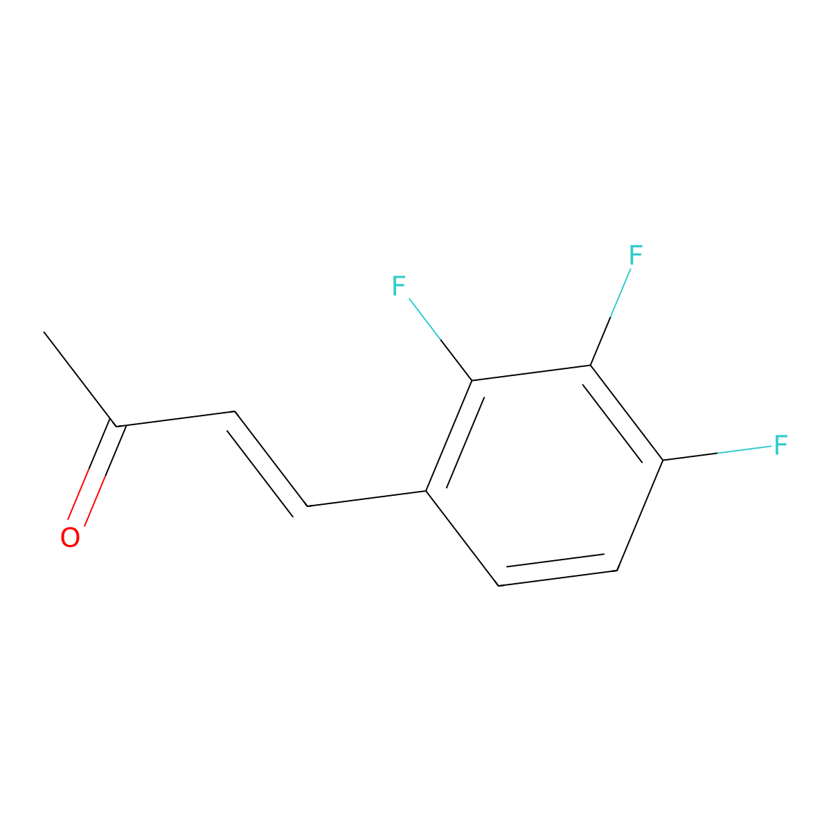 4-(2,3,4-Trifluorophenyl)but-3-en-2-one molecular structure, CAS 1033194-01-2