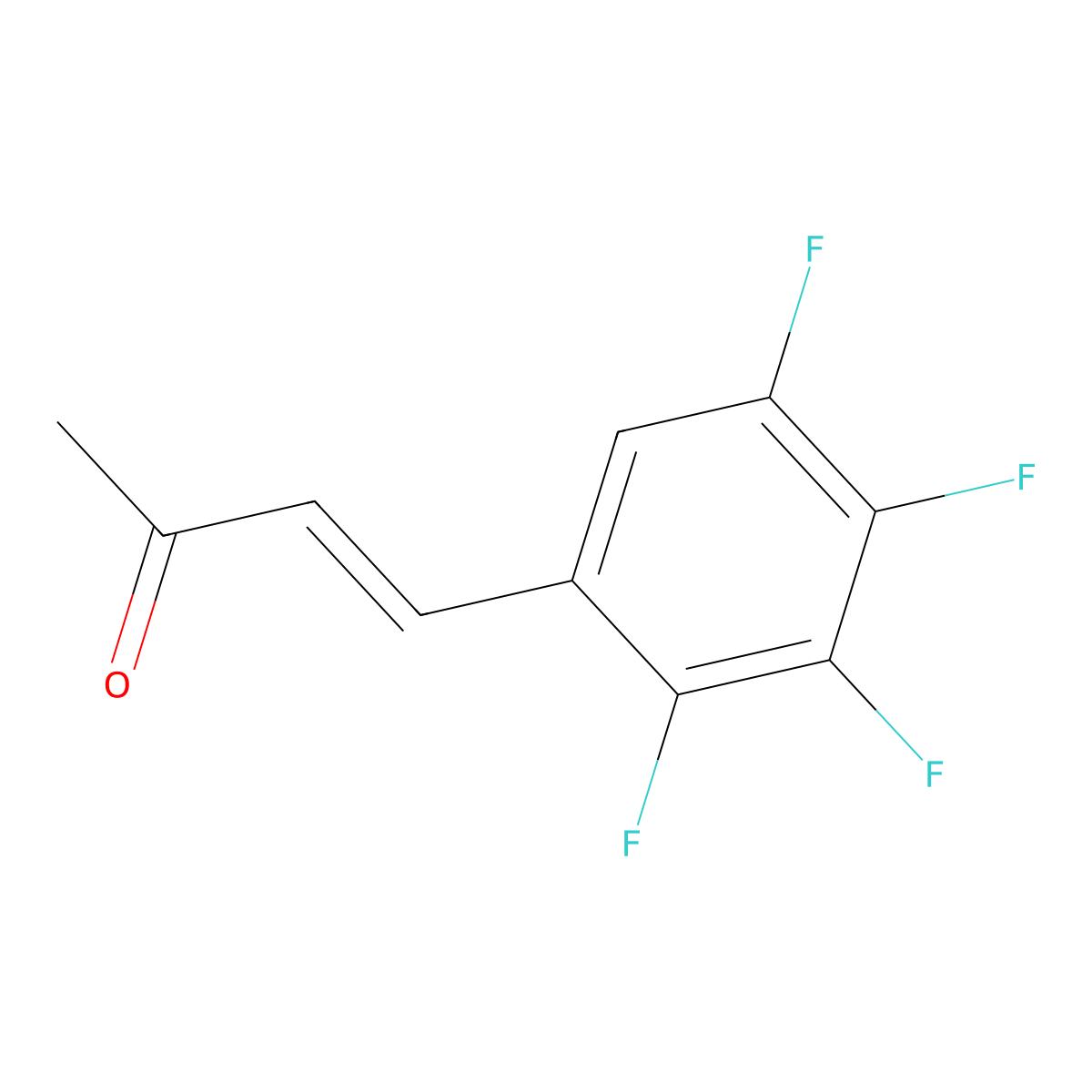 4-(2,3,4,5-Tetrafluorophenyl)but-3-en-2-one molecular structure, CAS 1033194-03-4