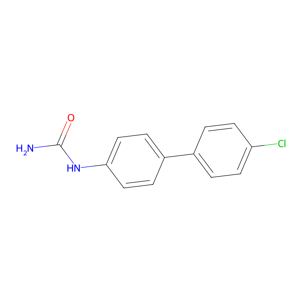 1-(4'-Chlorobiphenyl-4-YL)urea molecular structure, CAS 1033194-51-2