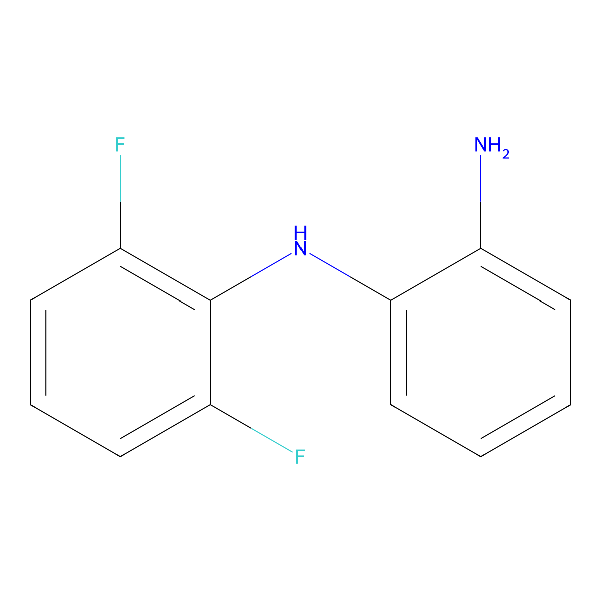 N1-(2,6-difluorophenyl)benzene-1,2-diamine molecular structure, CAS 1033225-44-3