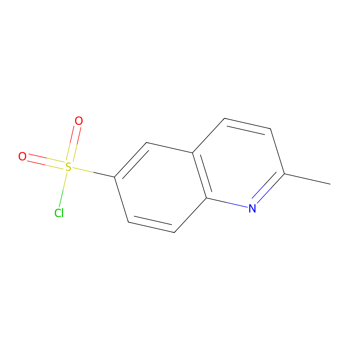 2-Methylquinoline-6-sulfonyl chloride molecular structure, CAS 1033226-79-7