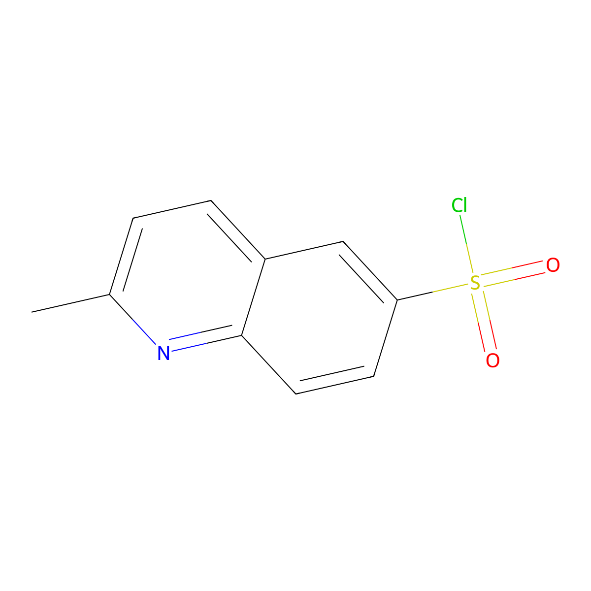 2-Methylquinoline-6-sulfonyl chloride molecular structure, CAS 1033226-79-7