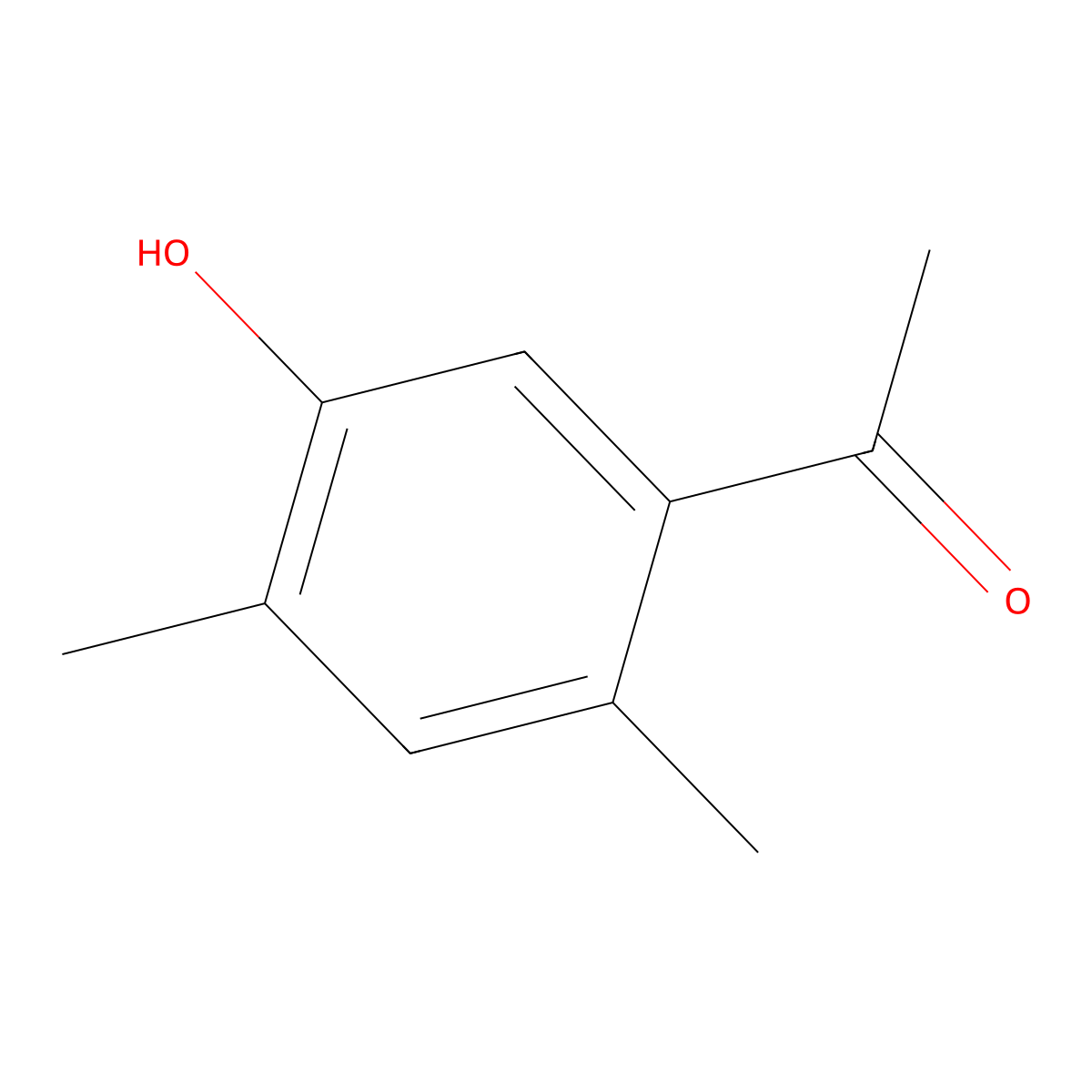 1-(5-Hydroxy-2,4-dimethylphenyl)ethanone molecular structure, CAS 103323-25-7