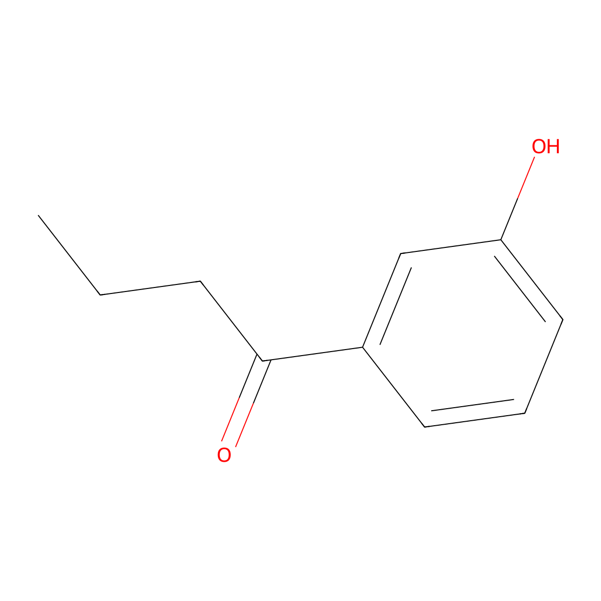 1-(3-Hydroxyphenyl)butan-1-one molecular structure, CAS 103323-29-1