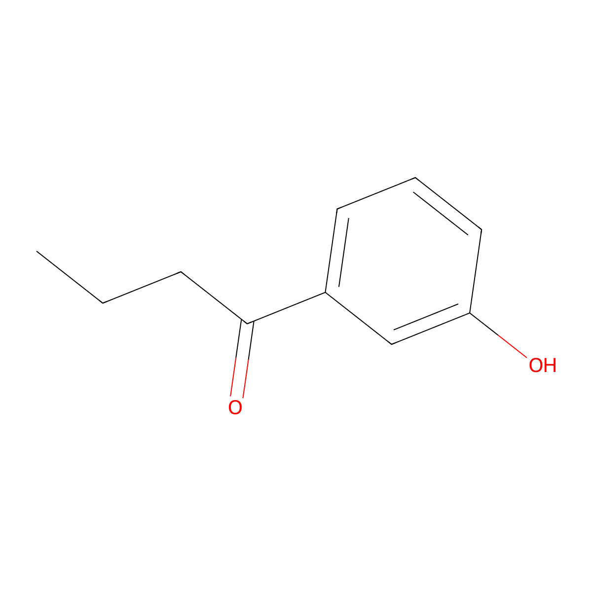 1-(3-Hydroxyphenyl)butan-1-one molecular structure, CAS 103323-29-1