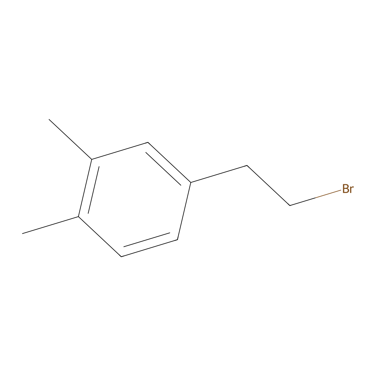 4-(2-Bromoethyl)-1,2-dimethylbenzene molecular structure, CAS 103323-56-4
