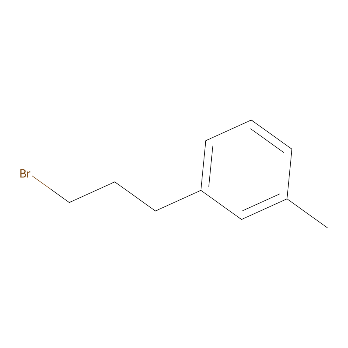 1-(3-Bromopropyl)-3-methylbenzene molecular structure, CAS 103324-39-6