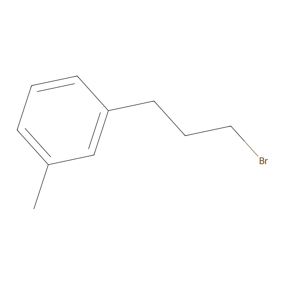 1-(3-Bromopropyl)-3-methylbenzene molecular structure, CAS 103324-39-6