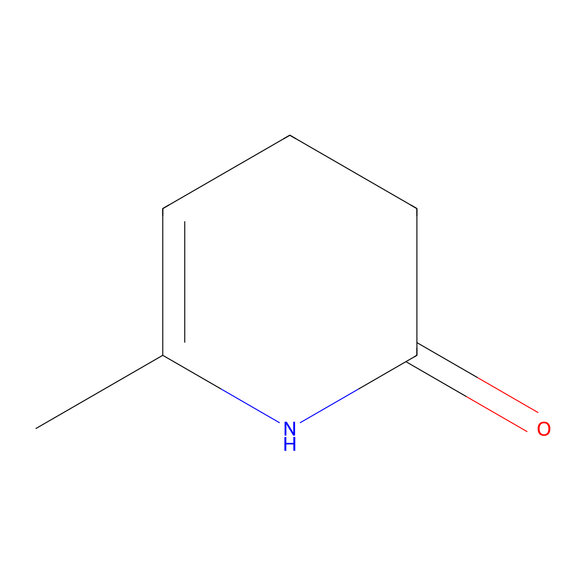 3,4-Dihydro-6-methyl-2-pyridone molecular structure, CAS 10333-14-9