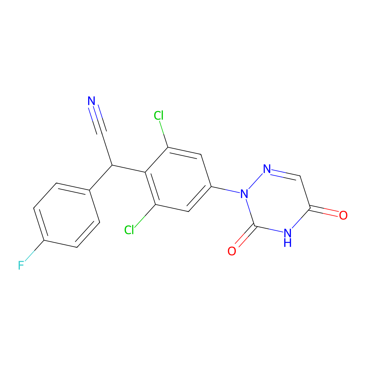 Letrazuril molecular structure, CAS 103337-74-2