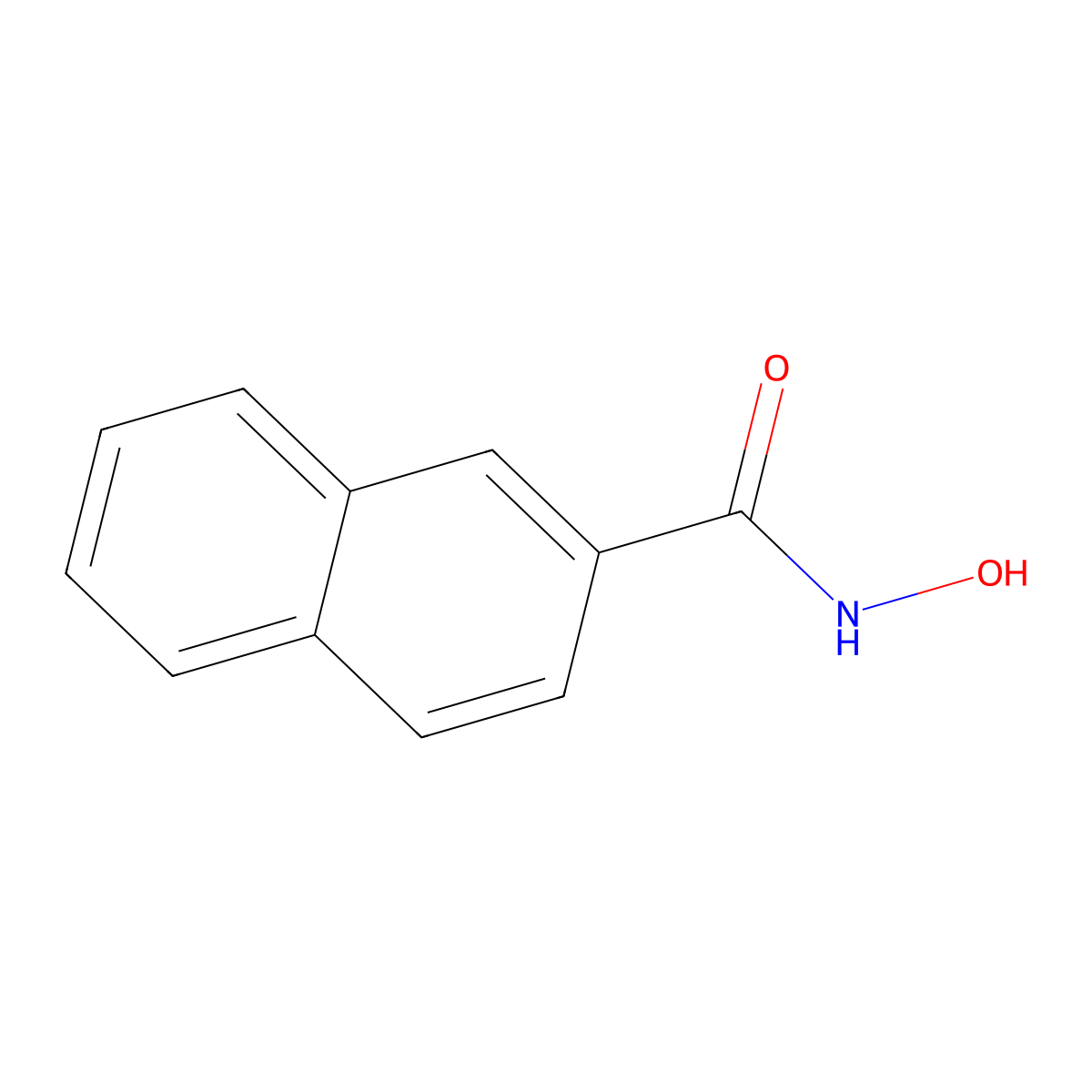 N-hydroxy-2-naphthalenecarboxamide molecular structure, CAS 10335-79-2